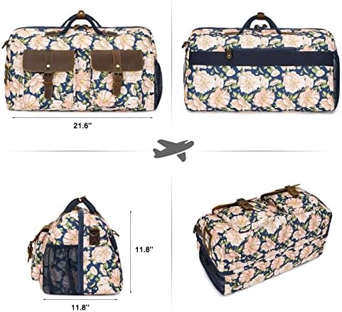 G-FAVOR Travel Duffel Bag Canvas Weekender Overnight Bags for Women Men Carry on Weekend Bag Tote 6 G-FAVOR Travel Duffel Bag Canvas Weekender Overnight Bags for Women Men Carry on Weekend Bag Tote