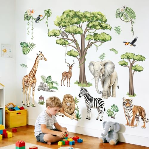 Vinilos Decorativos Jungle Safari para Niños miniatura 3