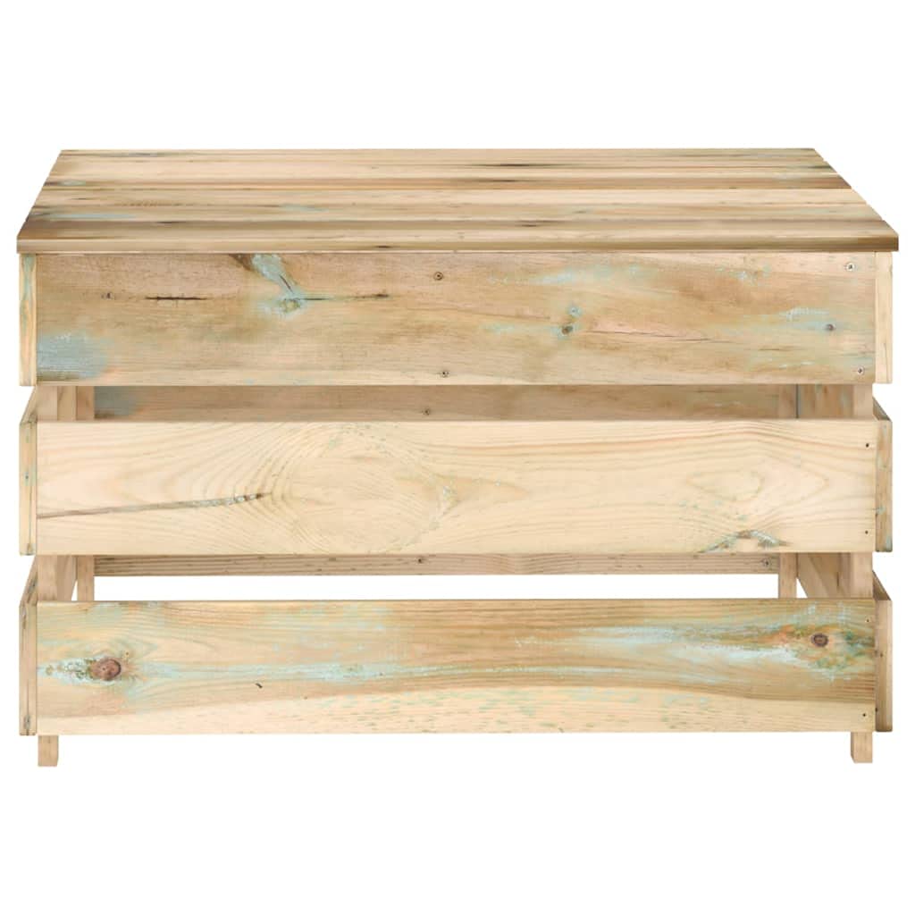Furniture Select-Garden - Mesas de palé de jardín (2 unidades, madera de pino impregnada)
