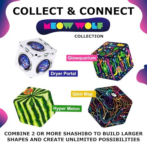 Image of Shashibo DODECA Magnetic Puzzle Cube, Sensory Fidget Toy for Adults & Kids, Stress Relief Fidget Toy for All Ages, Cool Fidget Toys for Desk, Shape Shifting Box, 100+ Possible Shapes