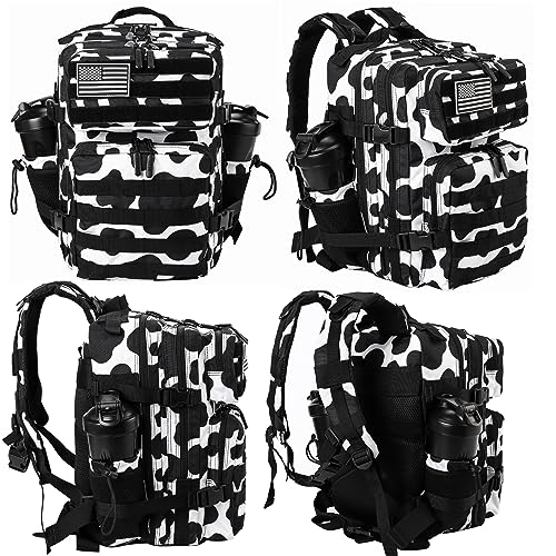 Image of LHI Tactical Military Backpack for Men and Women 25L /35L Army Assault Pack Bag Small Rucksack with Bottle Holder