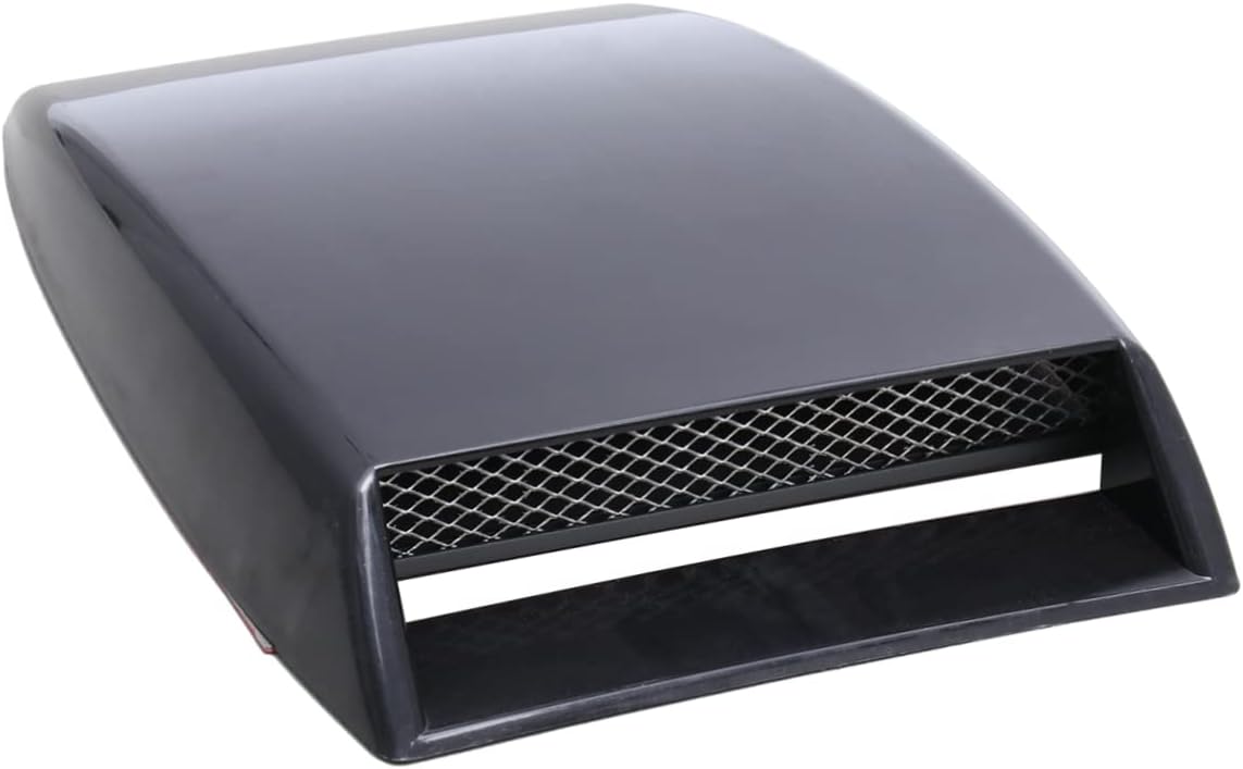 CALLARON Car Hood Scoop Metal Hood Scoop Air Hood Vent Stickers for Cars Carbon Fiber Hood Scoop Hood Vents Car Air Hood Bonnet Vent Replacement Decor Car Hood Vent Air Outlet Metal Cover