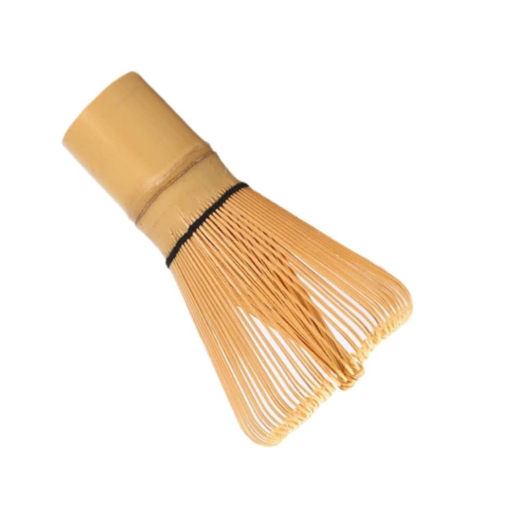 MANJIFUYU Matcha Whisk Natural Bamboo Tea Whisk Chasen Matcha Powder Brush Tool For Ceremonial Tea Preparation (100 Prongs)
