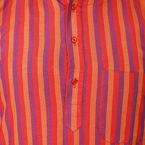 Image of Men's Cotton Long Kurta (Broad Lining)