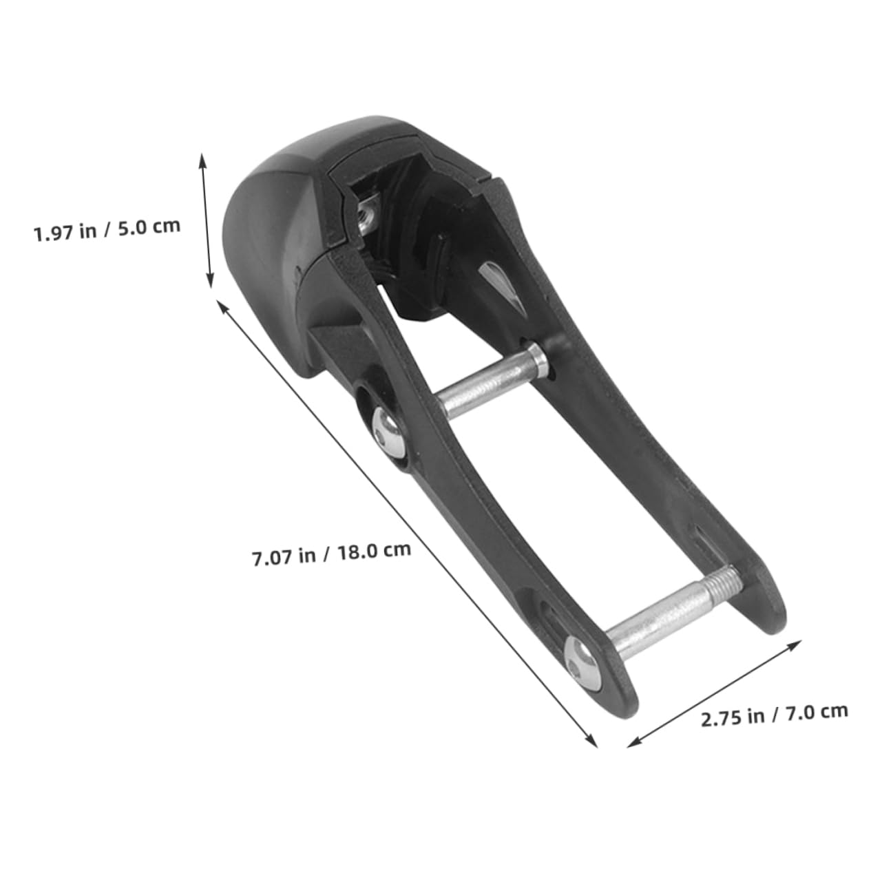 Toddmomy Roller Skate Brake Stopper with Adjustable Screws Compatible with Inline and Quad Skates for Secure Braking and Easy Maintenance