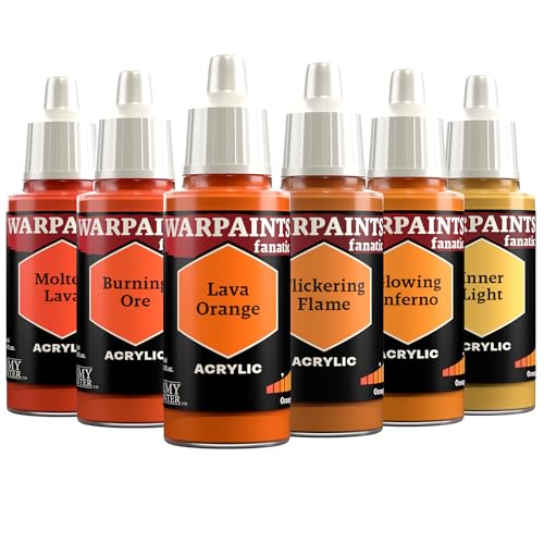 The Army Painter, Warpaints Fanatic Flexible Triad: Oranges, 6 x 18ml