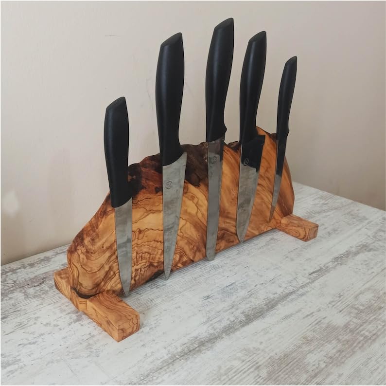 Knife Rack Stand, Knife Holder, Knife Bar, Storage For Wall, Knife Rack