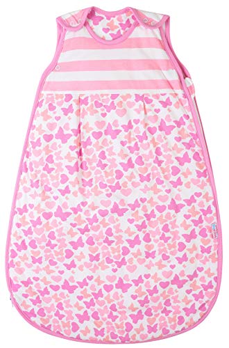 Snoozebag Toddler Sleeping Bag 2.5 tog - Butterflies & Hearts (3-6 Years)