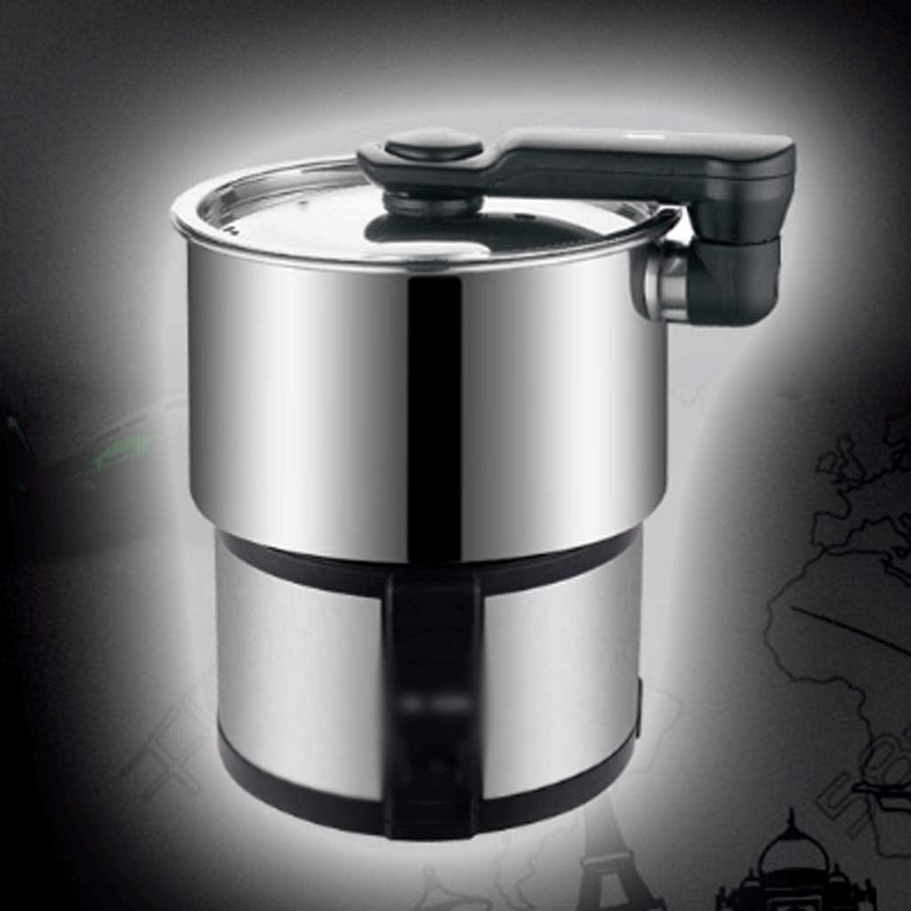 Stainless steel electric heating pot, design, foldable handle, fast heat conduction, can be carried when traveling