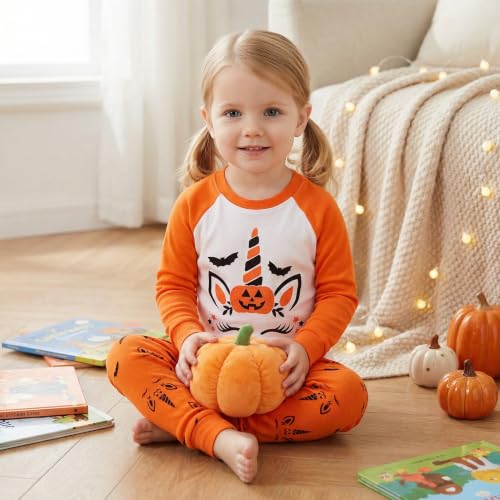 Image of DAUGHTER QUEEN Boys & Girls 100% Cotton Halloween & Christmas PJS 18M-12Y