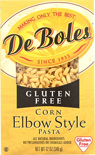 DeBoles Gluten-Free Corn Pasta, Elbow, 12 Ounce (Pack of 12)