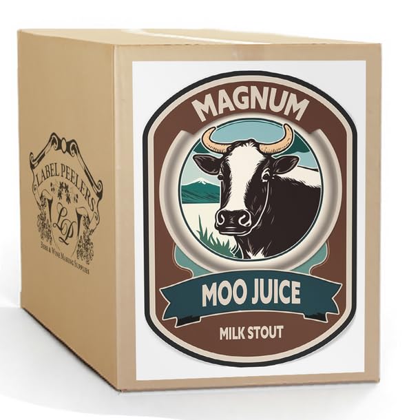 Label Peelers Magnum Moo Juice Milk Stout Beer Kit