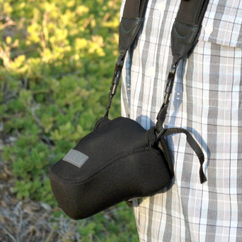 Funda para cámara pequeña USA Gear neopreno negra miniatura 6