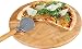 Produktbild Kesper Pizza-Teller mit Pizza-Schneider aus Bambus 32 cm