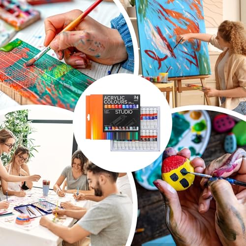 Pintura acrílica impermeable para pintar sobre tela sin borrarse 5