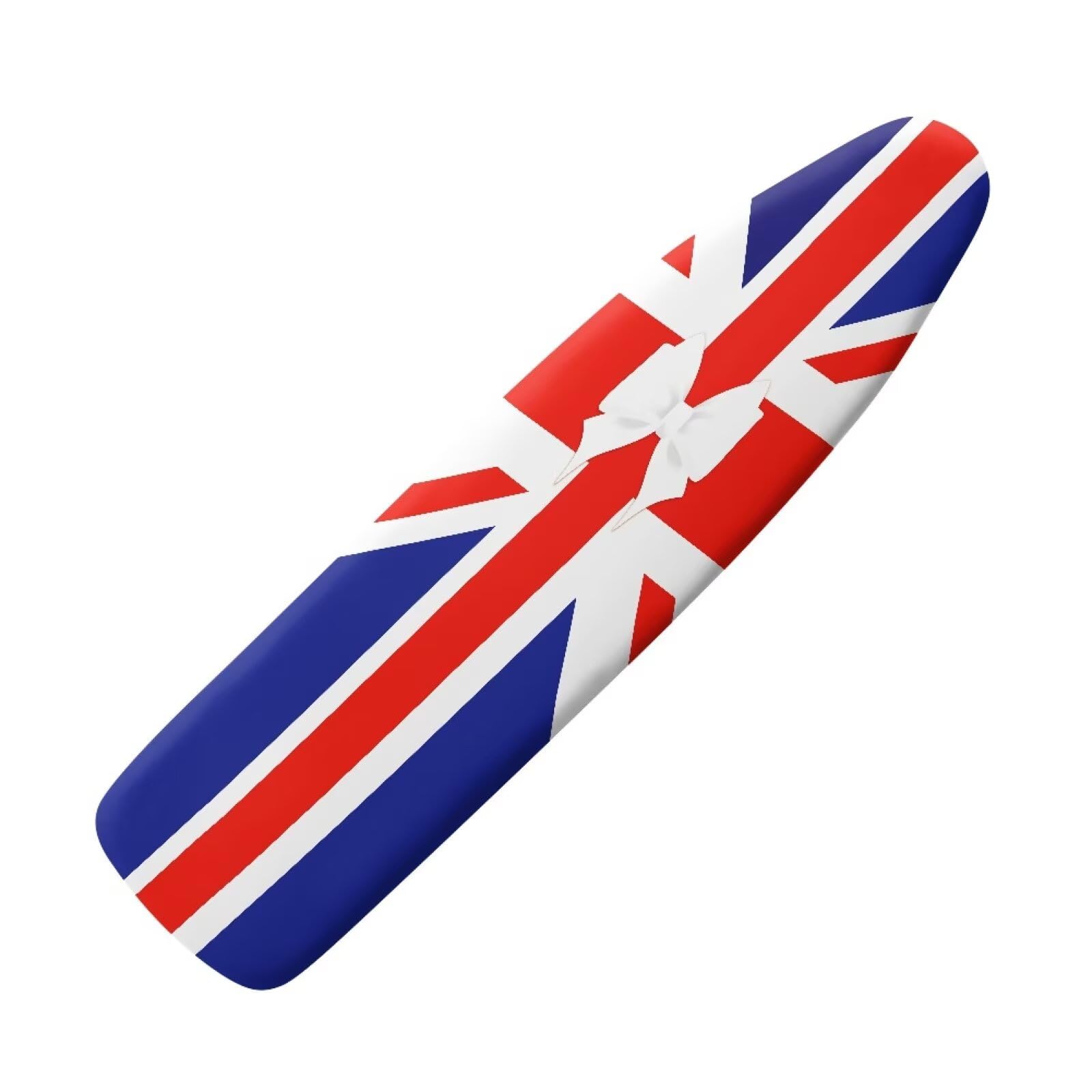 NETILGEN Ironing Board Cover Bow Union Flag Stretchy Fabric Ironing Board Protector Cover with Elastic Edges Replacement Accessories