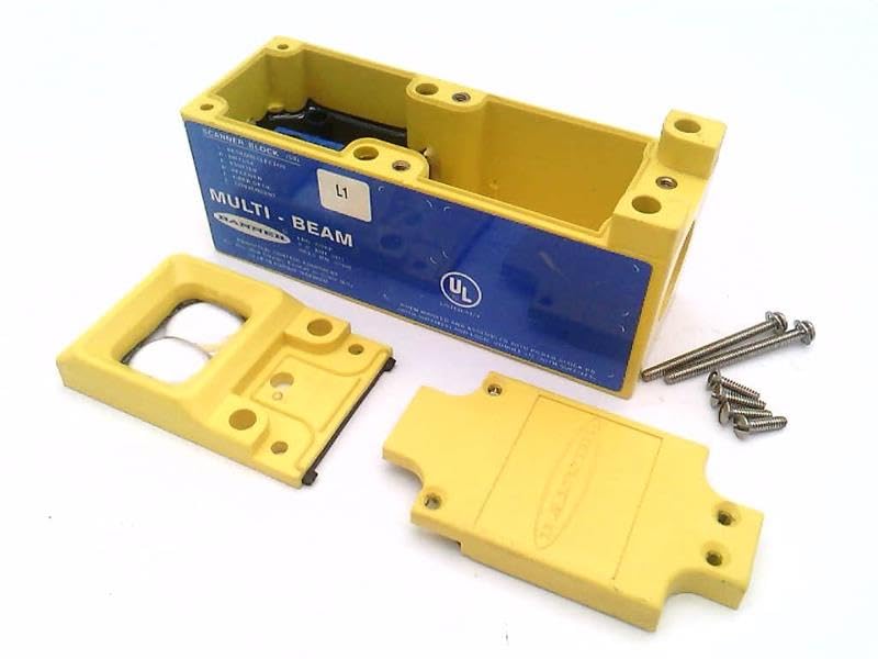 BANNER ENGINEERING SBL1 (17562), 1 MS Response, 120 VAC, 50/60 HZ, 9 M Range, HIGH Speed, PHOTOELECTRIC Scanner Block