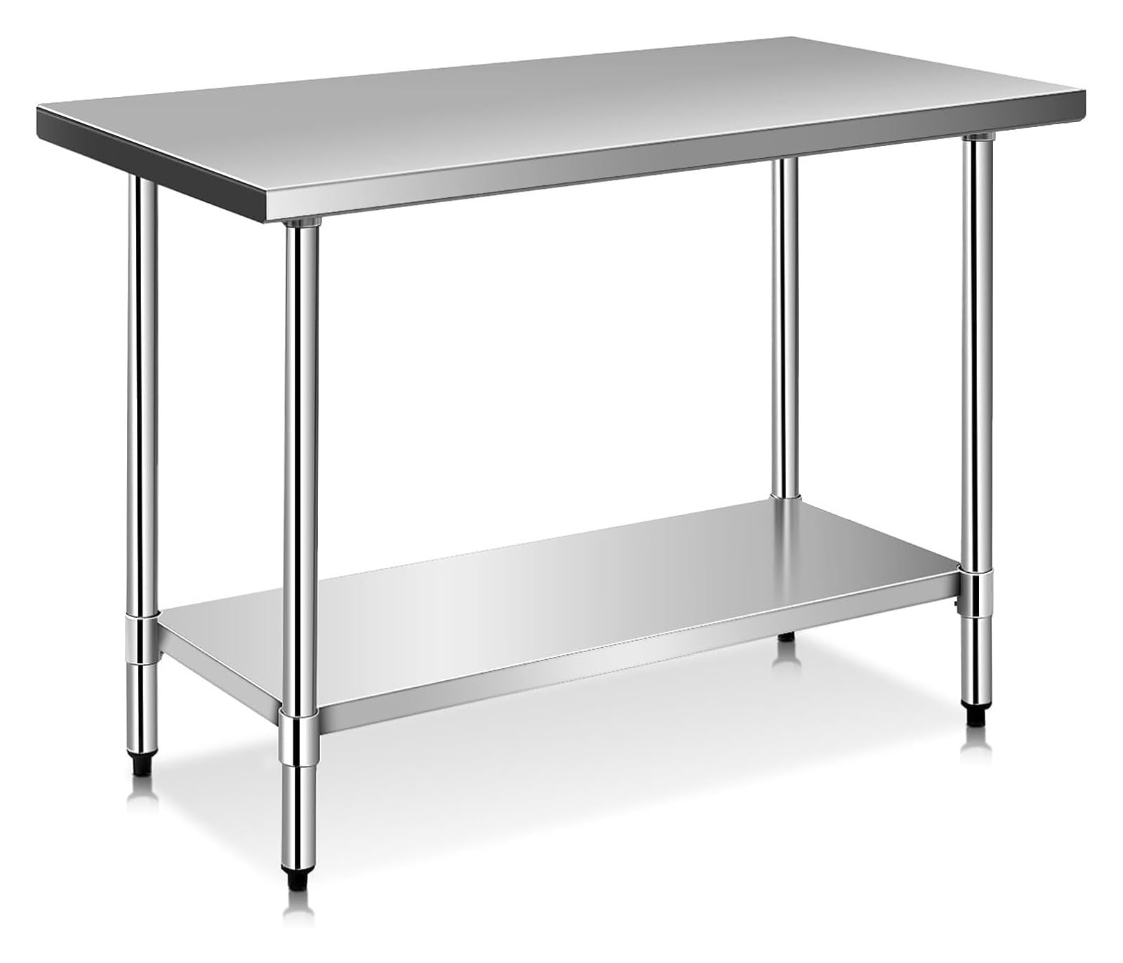 "Mesa De Cocina De Acero Inoxidable" Mesa De Preparación De Acero Inoxidable For Cocina, Catering, Mesa Comercial, Banco De Trabajo De Preparación De Alimentos, Mesa De Preparación De Alimentos Resis