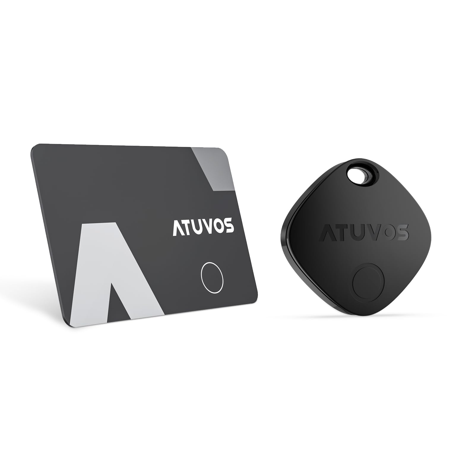 ATUVOS Wallet Tracker Card with Air Tag-1 Pack (Black)