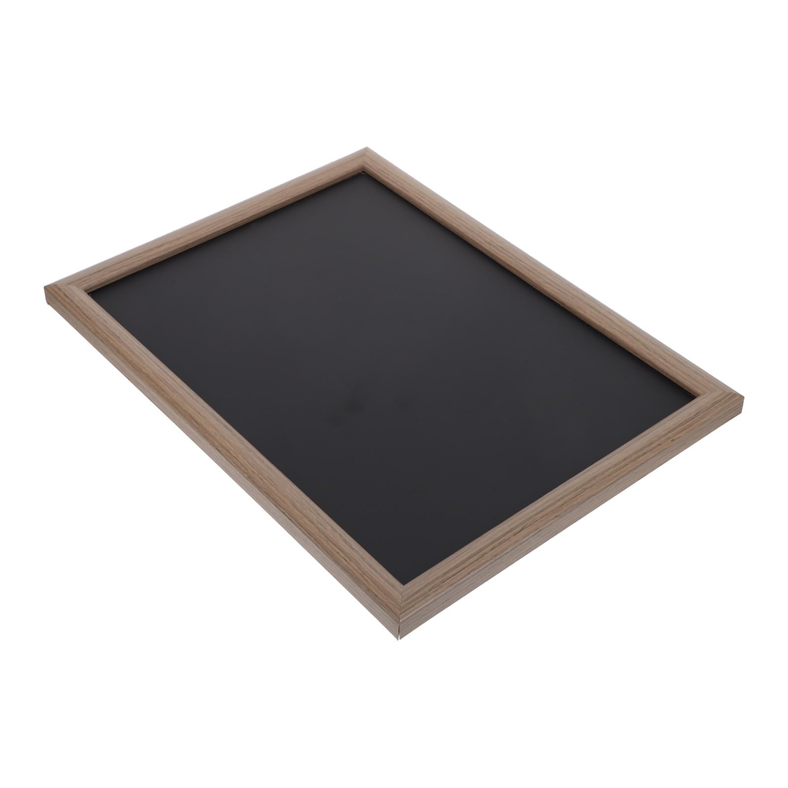 Zerodeko Drewniana tablica magnetyczna: Rustykalna drewniana tablica kredowa – magnetyczna ekspozycyjna – 15,8 x 11,9 cala, uchwyt magnetyczny na lodówkę, na imprezy, do kawiarni, do wyświetlania