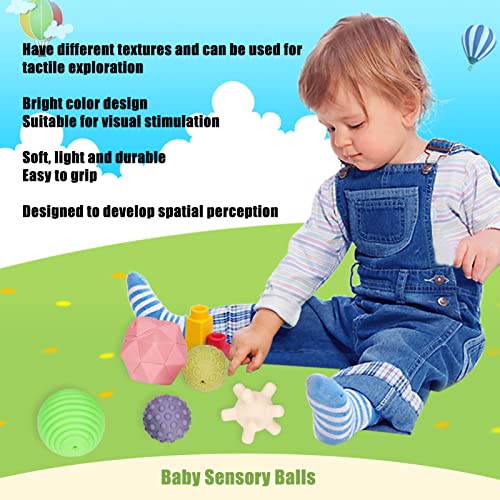 Sensory Squeeze Ball Toy, Vinil Bright Color Skills Development Safe Baby Bolas sensoriais de fácil