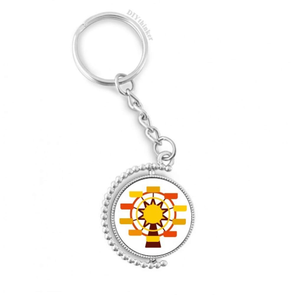 Porte-clés rotatif grande roue, une idée cadeau originale et colorée - 4
