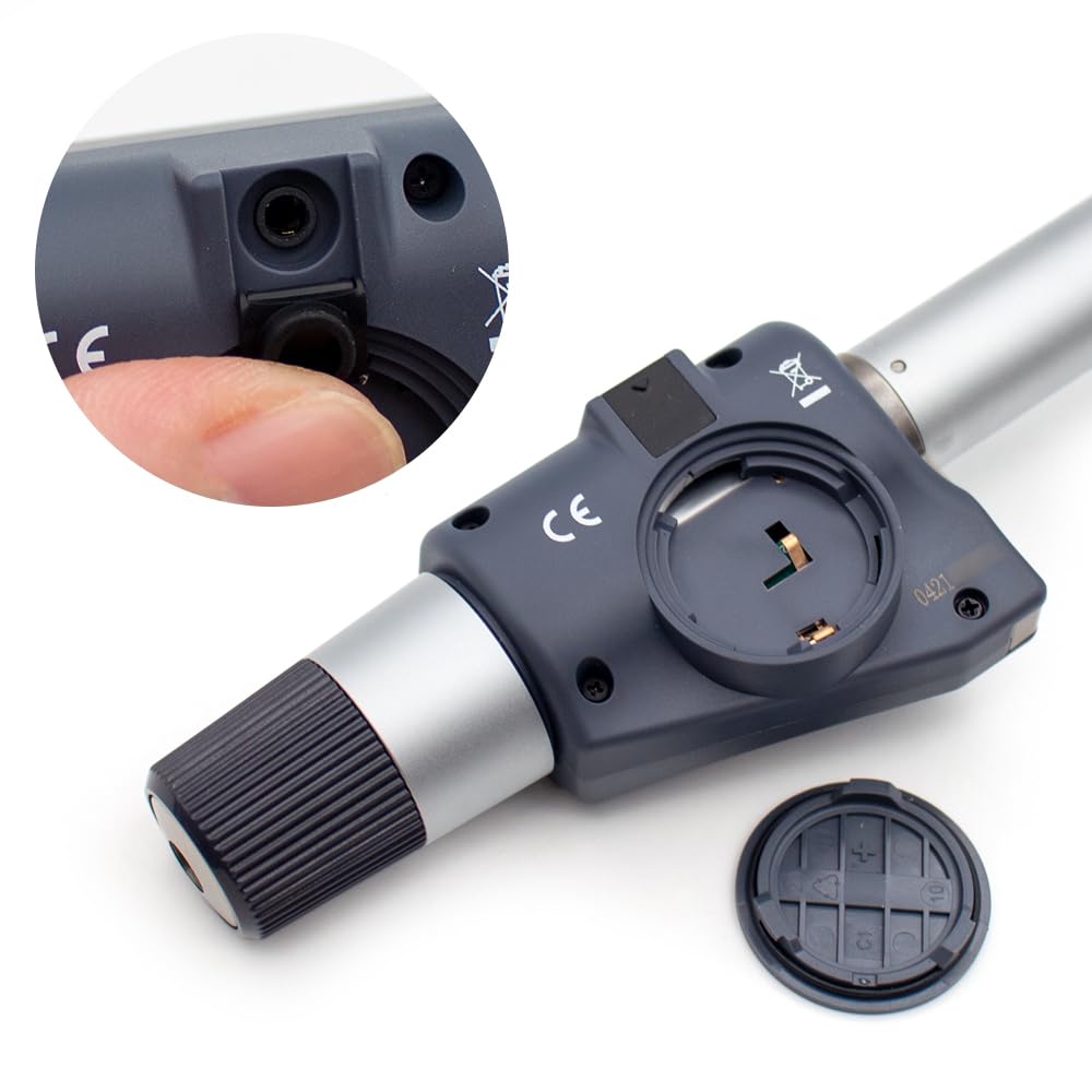 Toplionace Micrómetro Digital de Tres Puntos para Interiores, con Tres Garras, para Medir Orificios Internos, Calibre de Anillo Interior de Diámetro Exterior de Alta Precisión (16-20mm)
