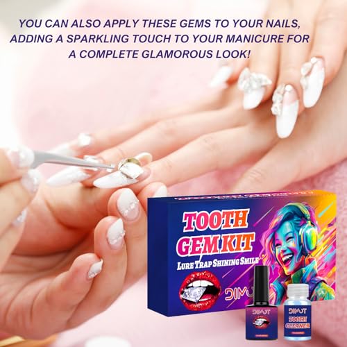 Image of DIY Tooth Gem Kit, Sparkling Crystals, 2025 New Tooth Gem, DIY Crystals Jewelry Teeth, Professional Fashionable Teeth Jewelry Starter Kit (A)