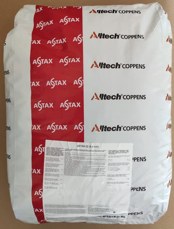 (Grundpreis 2,50 Euro/kg) - 25 kg Forellenfutter - Lachsforelle Supreme 6,0 mm Astaxanthin - sinkend - Forellenpellets