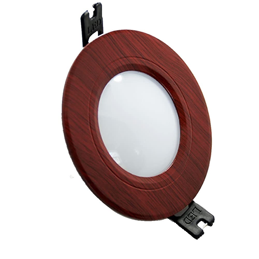 Foco empotrable de Aluminio con veta de Color para Sala de Estar, Centro Comercial, luz de Techo LED con atenuación de Tres Colores integrada