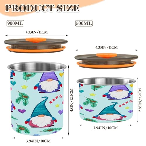 Envase hermético para café acero inoxidable 17oz miniatura 2