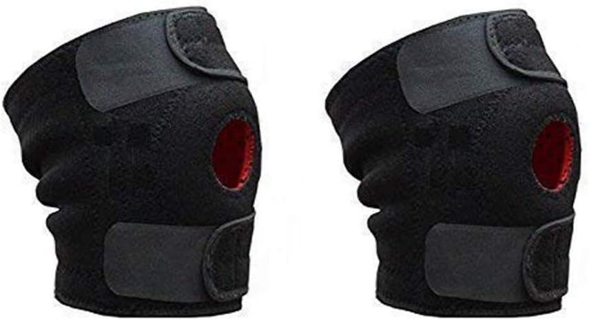 JoyFit - One Pair Stabilizing Knee Brace For Compression and Knee Pain Relief. Dual Side Stabilizers Offer Maximum Knee Support For Aching Knees and Knee Arthritis Symptoms