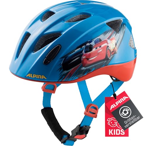 ALPINA Unisexe - Enfants, XIMO Disney Casque de vélo, Cars, 45-49 cm