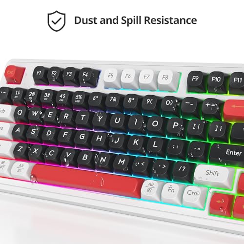 Teclado Membrana Fogruaden 96% Wireless RGB Negro miniatura 5