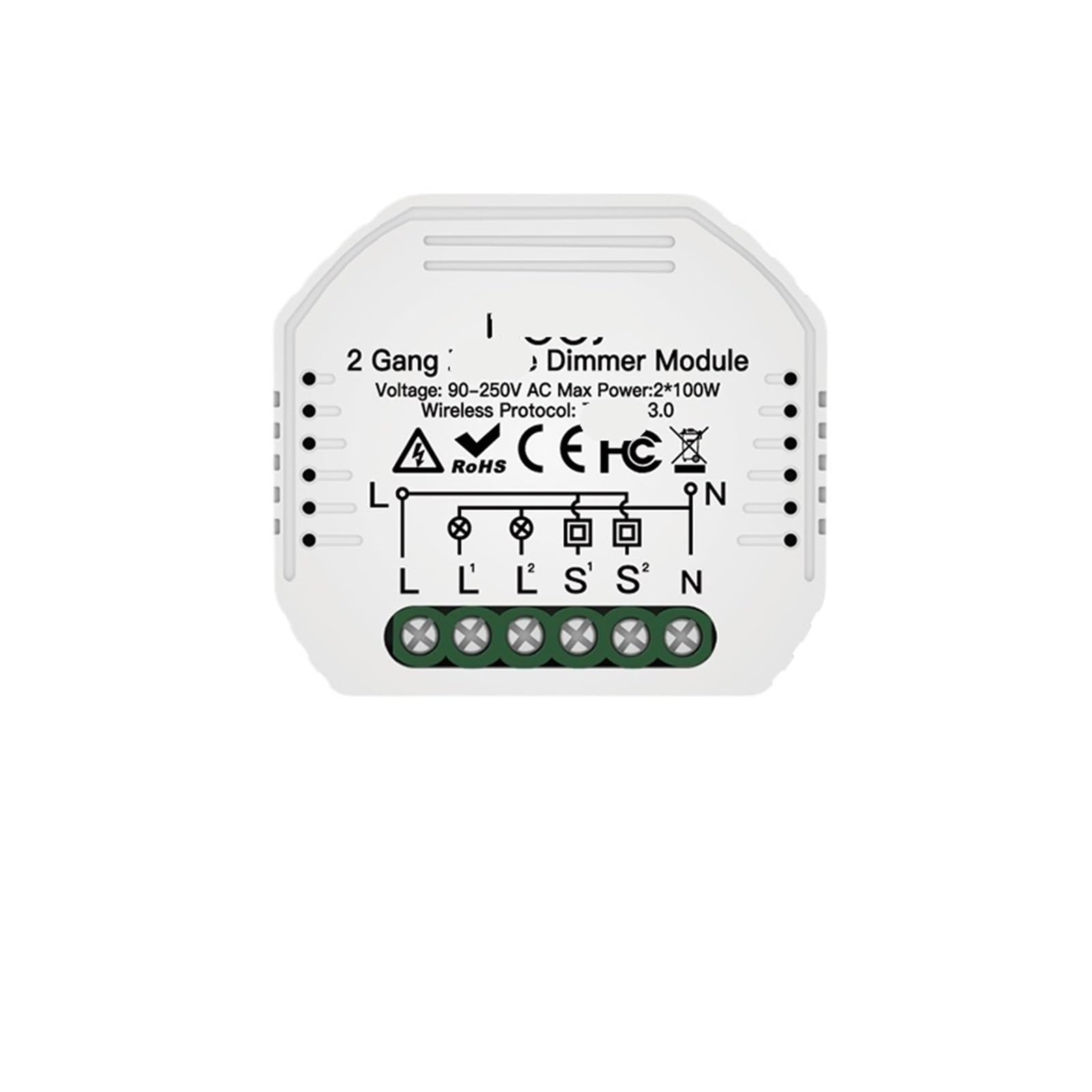 Module de gradation interrupteur domestique réglable 90-250v intelligent