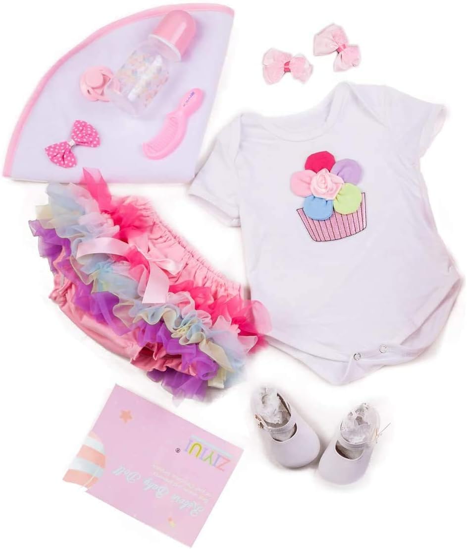 Reborn Bambole Femmina Realistico Morbido Silicone Vinile Bambole 24 pollici 60 cm Bambole dai Capelli Piuttosto Lunghi Neonata Regalo Festa