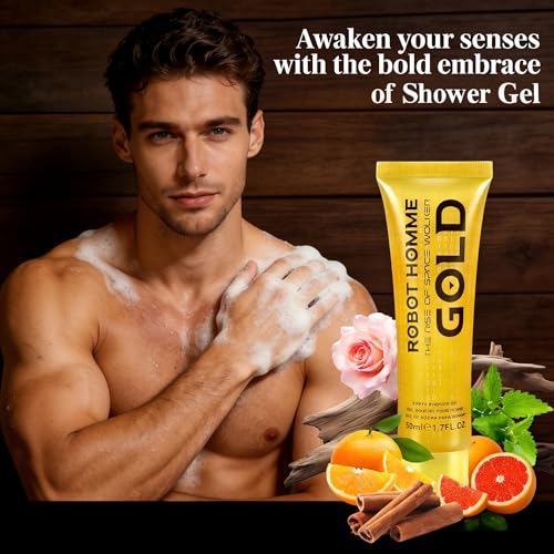 Men’s Luxury Skincare & Perfume Gift Set, Includes Mens Aftershave Balm, Perfume, Showel Gel, Men’s Travel Face Care & Fragrance Kit, Gifts for Teen Boys Men Birthday Fathers Day Gifts - Image 5