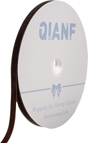 Miniatura 50 de Cinta de terciopelo caqui vintage, 3/8 pulgadas x 25 yardas 143-caqui,003-negro,045-rojo,159-verde musgo,165-Verde,180-Azul