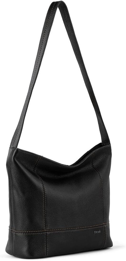 The Sak De Young Hobo Bag - Premium Leather Women's Handbag for Everyday & Travel - Durable, Large Purse With Zipper Pocket - Image 4