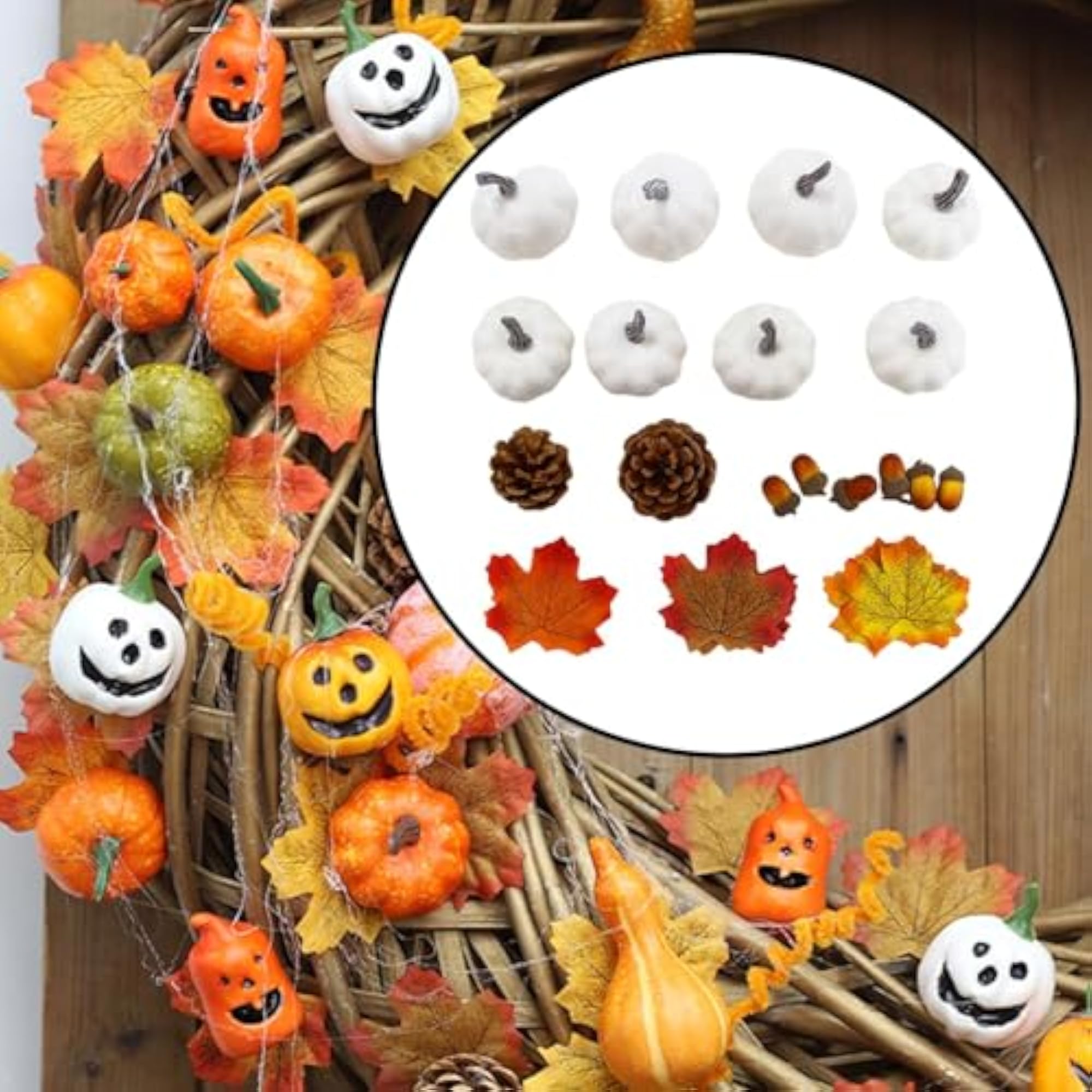 Artificial Pumpkins Decoration Set for Party