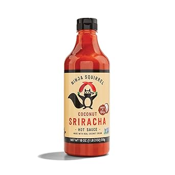 Amazon.com : Ninja Squirrel, Coconut Sriracha Hot Sauce, 18 Ounce