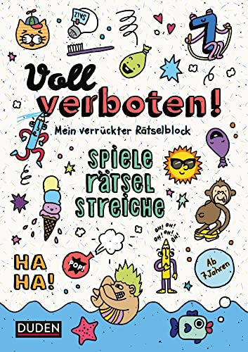 Voll verboten! Mein verrückter Rätselblock - Ab 7 Jahren: Spiele -...