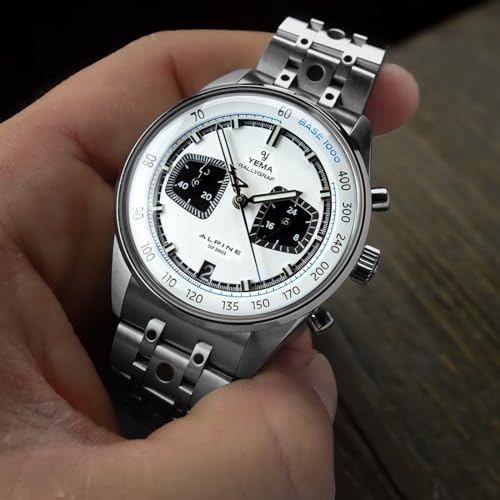 YEMA Rallygraf Alpine chronographe hybride méca-quartz date - 3