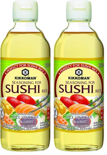 Kikkoman Condimento per Riso per Sushi, 300ml (Confezione da 2)