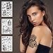 Cholo Tattoos Temporary for Adults, 8 Sheets Large Fake Tattoos, Day of the Dead Chicana Guadalupe Gangster Prisoner Mexico, Chicano Party Decorations, Halloween Cholo Clothes 180+ Styles