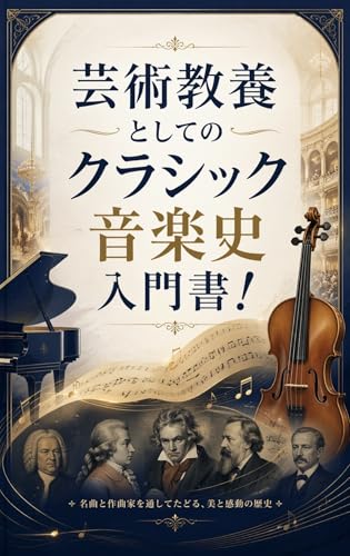 芸術教養としてのクラシック音楽史入門書!