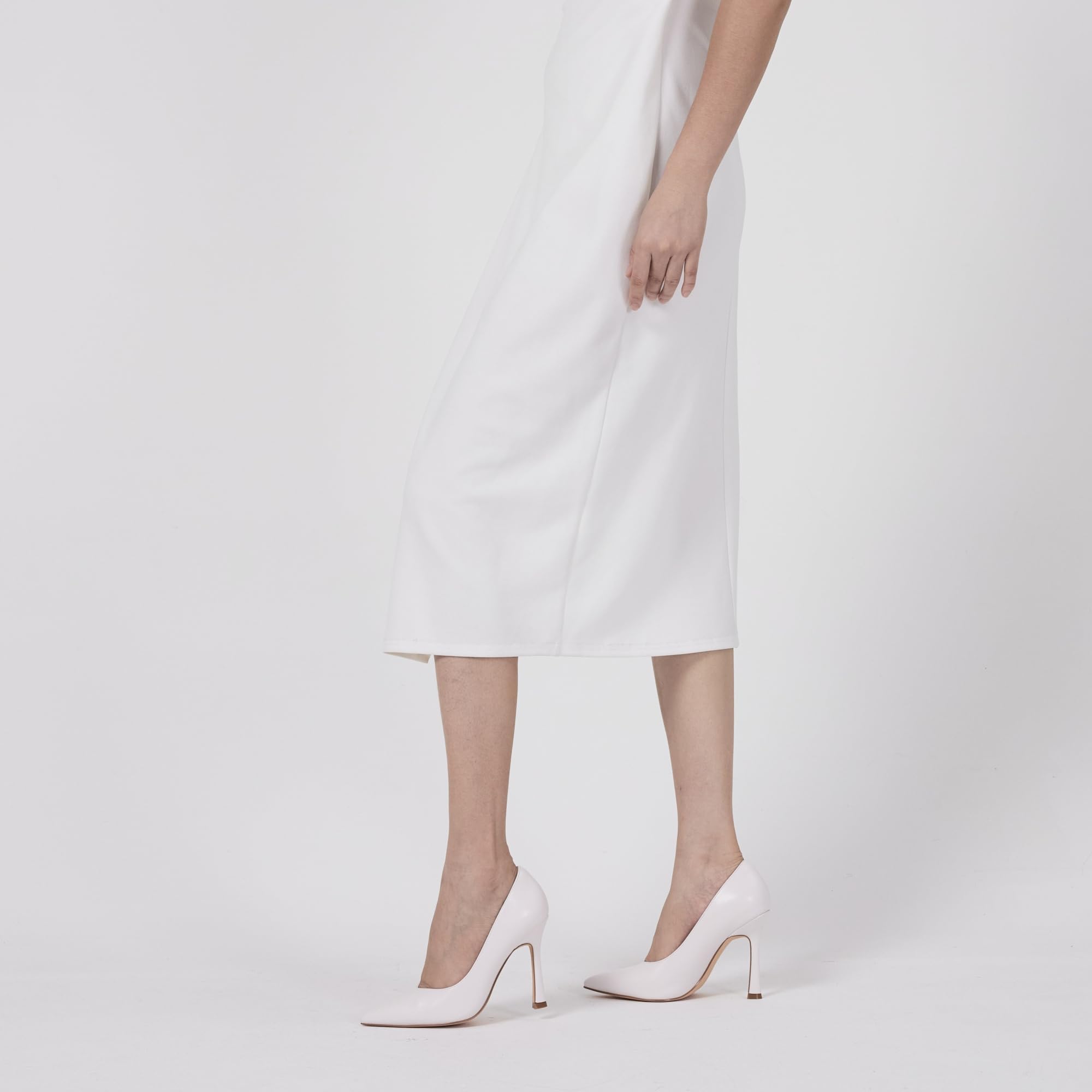 Zhabtuc Zapatos de Tacón Mujer - Salones Stilettos de 10 cm, Punta Cerrada y Afilada, Cómodos, para Vestir, Fiesta y Boda