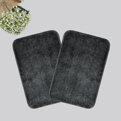 Image of Anti Slip Backing Soft Washable Anti Skid Rug for Bedroom, Living Room & Hall Home Decor (Set of 2 pc)