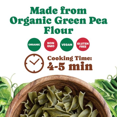 Food to Live Gluten-Free Organic Pea Fusilli Pasta, 8.8 oz (250g) Pack of 2 image 5