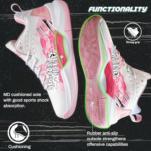 Men's Basketball Shoes Lightweight Breathable Non-Slip Outdoor Courts Training3